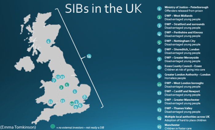 UK SIB map